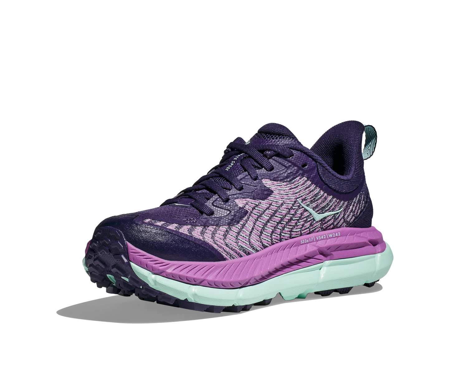 Hoka Mafate Speed 4 night sky / orchid flower