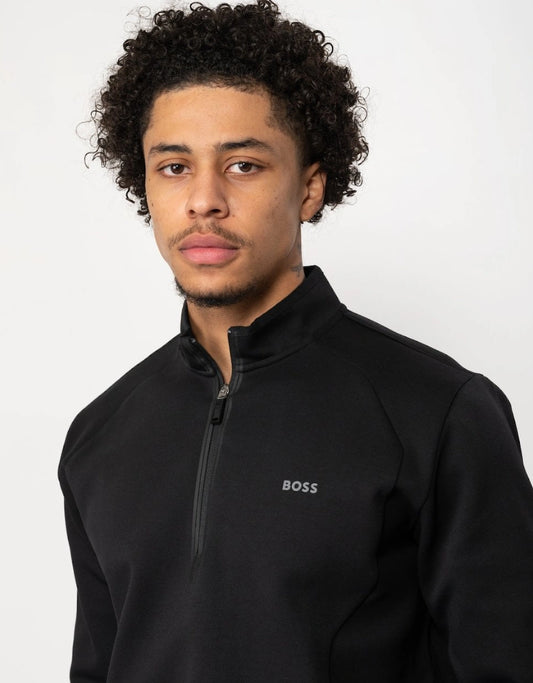 Hugo Boss Quarter Sweatshirt Black