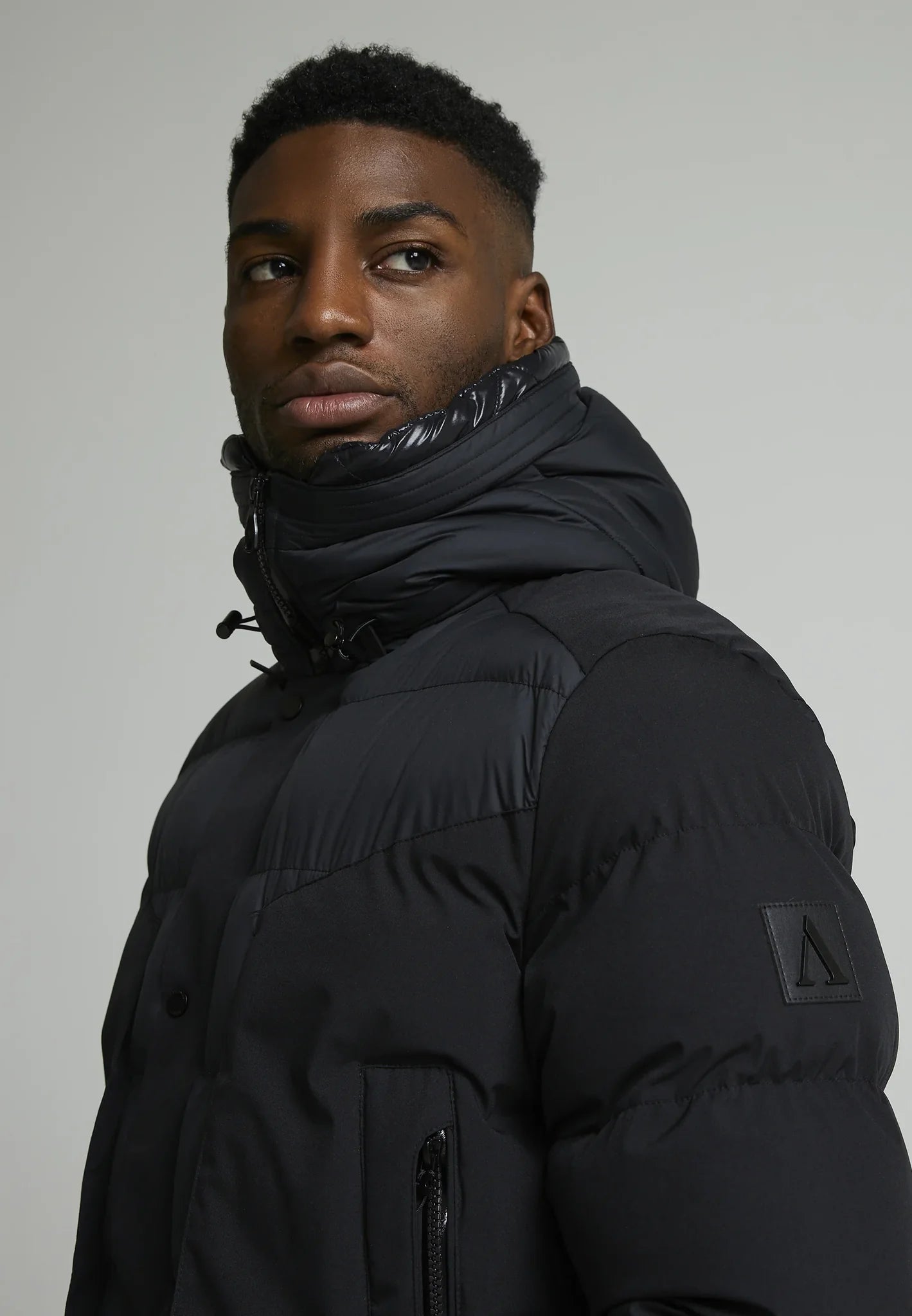 Alessandro Zavetti Conchiglia Parka Jacket Black