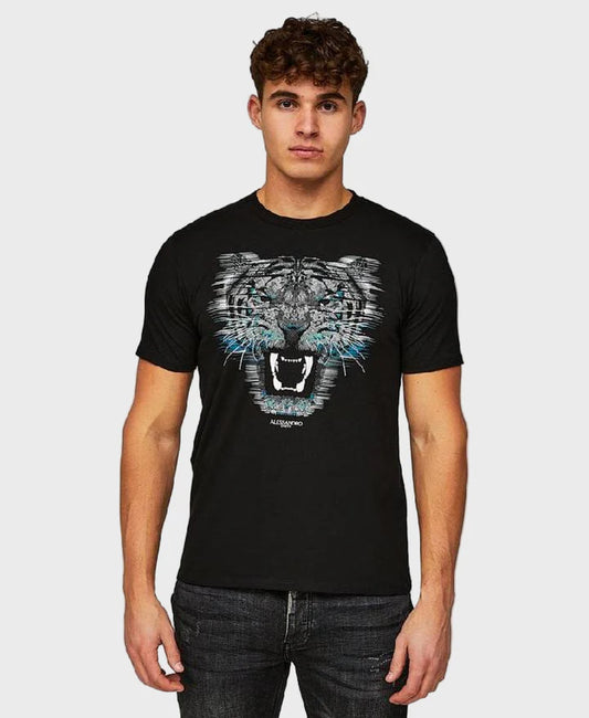 Alessandro Zavetti Growler Tee Shirt Black