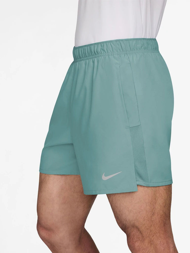 Nike Cannon Green Dri-FIT Challenger 5 inch Brief Lined Running Shorts