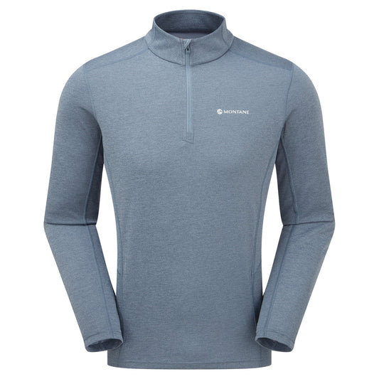 Montane Dart Zip Neck Stone Blue