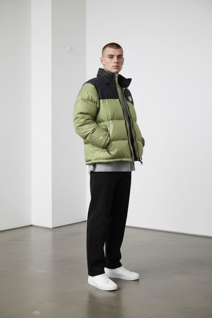 The North Face Nuptse 1996 Puffa Jacket Saige/Black