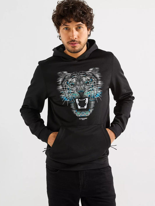Alessandro Zavetti Growler Hoody Black
