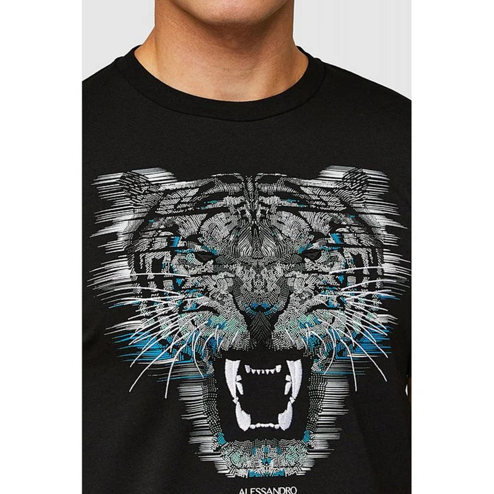 Alessandro Zavetti Growler Tee Shirt Black