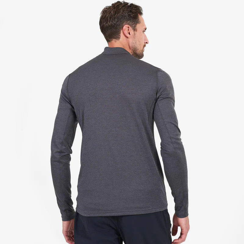 Montane Dart Zip Neck Charcoal
