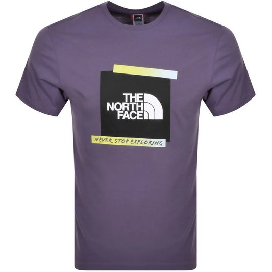 The North Face Graphic Tee Shirt Purple