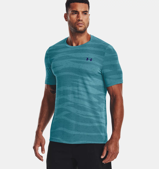 Under Armour Seamless Tee Shirt Blue
