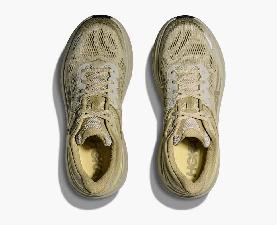 Hoka Bondi 9 grassland /oyster mushroom