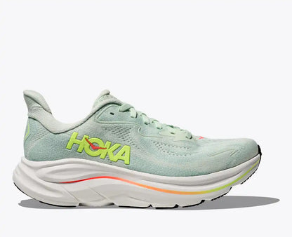 Hoka Clifton 10 SeaGrass/Neon Flame