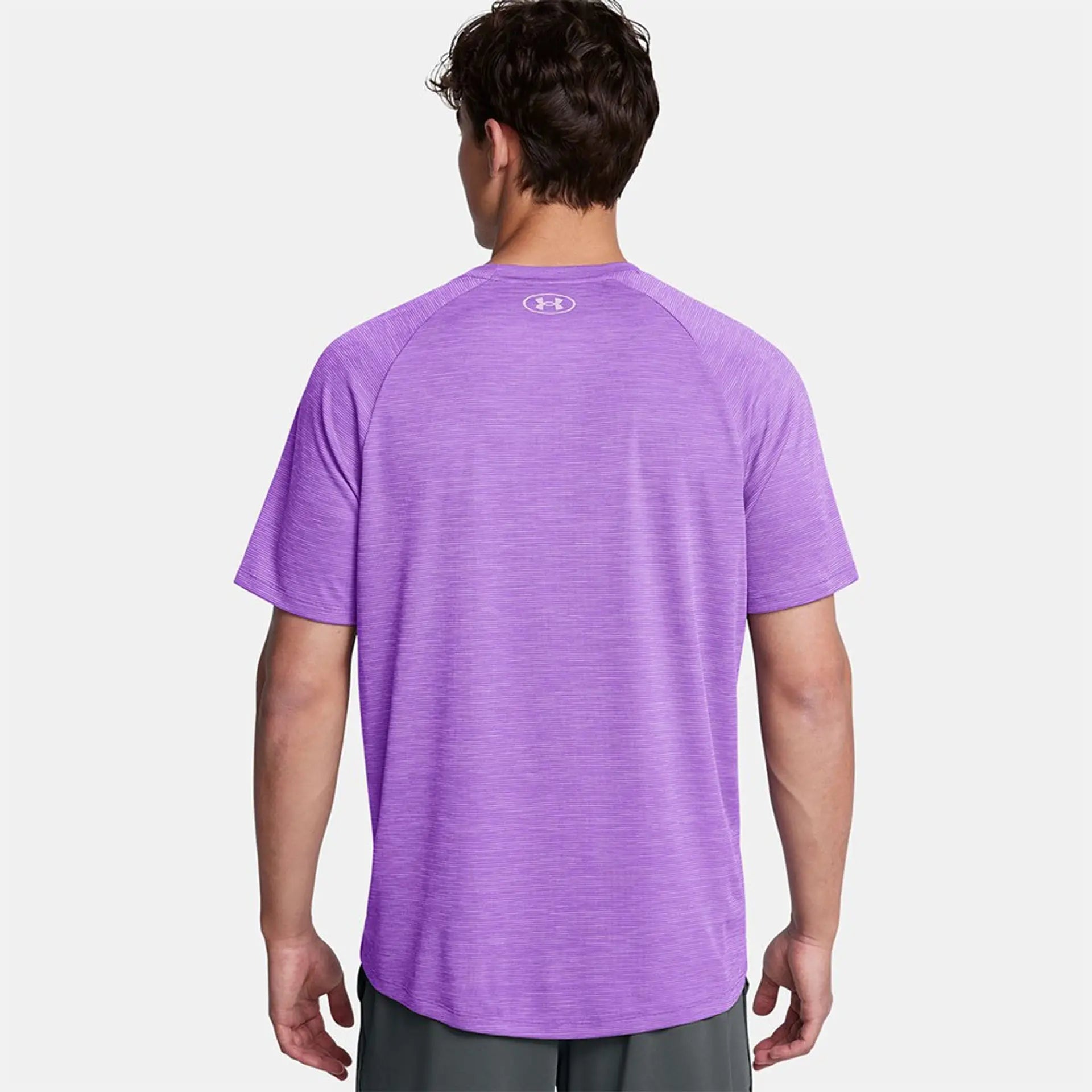 Under Armour Tech Text Tee Shirt Purple - Main Image