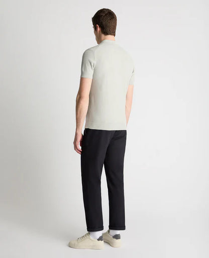Remus Uomo  Knitt Polo Shirt Grey