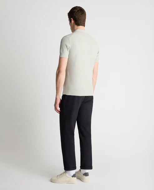 Remus Uomo  Knitt Polo Shirt Grey