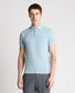 Remus Uomo Knitt Polo Shirt Sky Blue