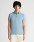 Remus Uomo Jacquard Polo Shirt Sky Blue