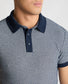 Remus Uomo Jacquard Polo Shirt Navy