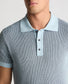 Remus Uomo Knitt Polo Shirt Sky Blue