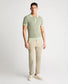 Remus Uomo Knitt Polo Shirt Saige Green