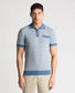 Remus Uomo Pattern Polo shirt Blue