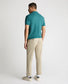 Remus Uomo Textured Polo Shirt Teal Blue