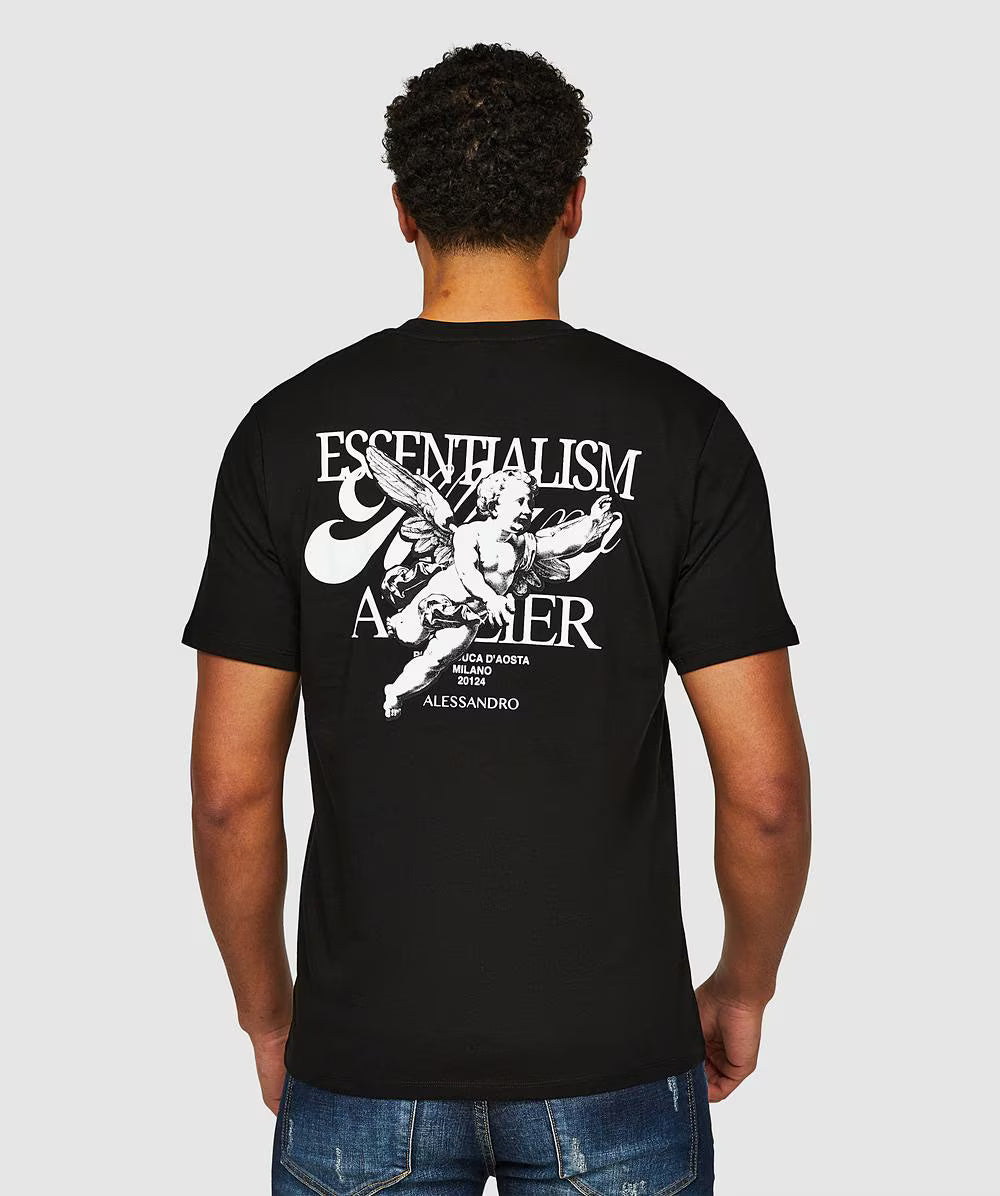 Alessandro Zavetti Putto Tee Shirt Black