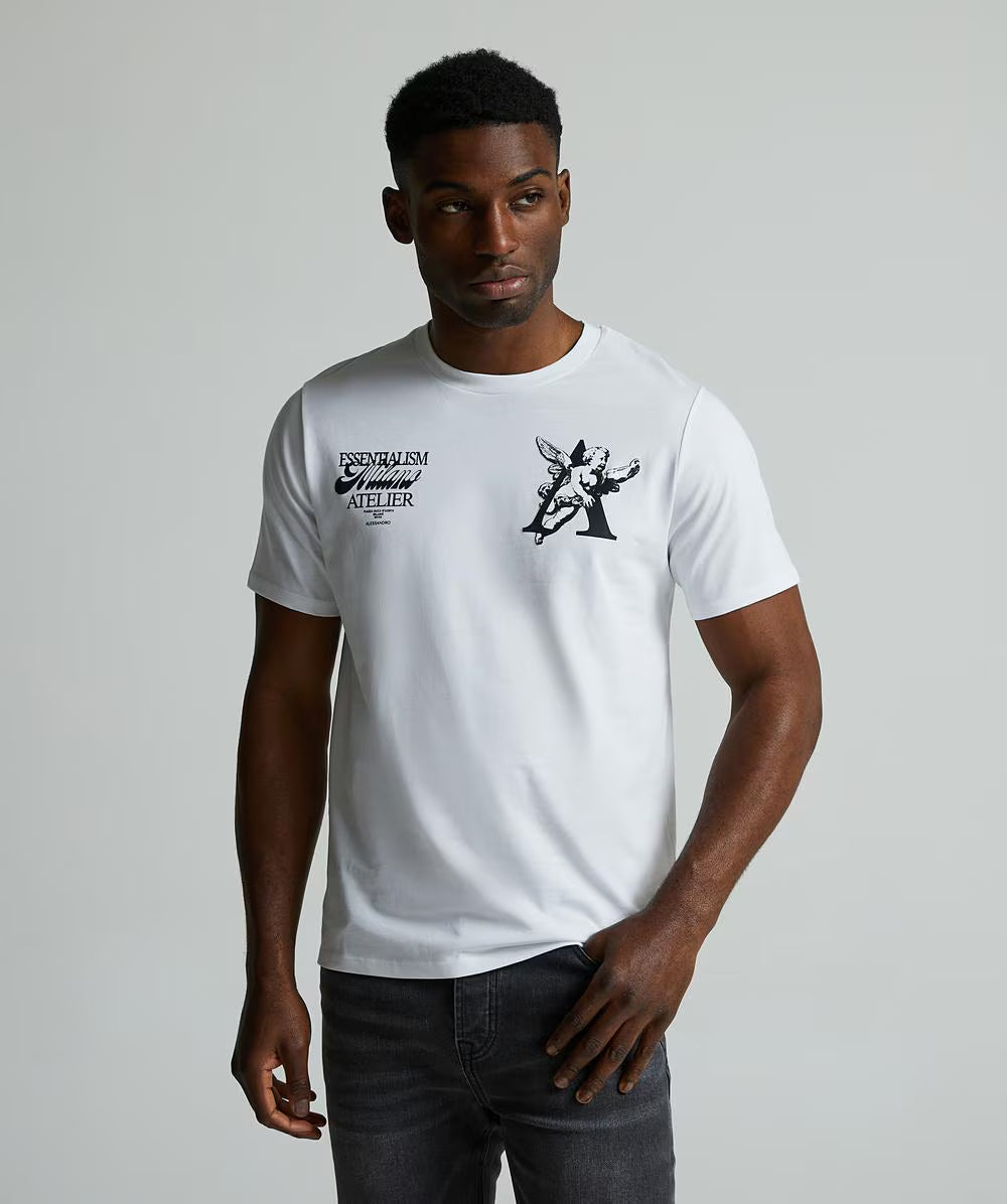 Alessandro Zavetti Putto Tee Shirt White