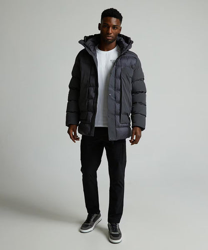 Alessandro Zavetti Conchiglia Parka Jacket Charcoal