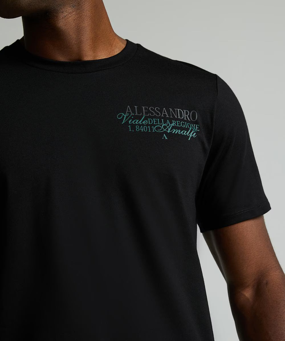 Alessandro Zavetti Arco Tee Shirt Black
