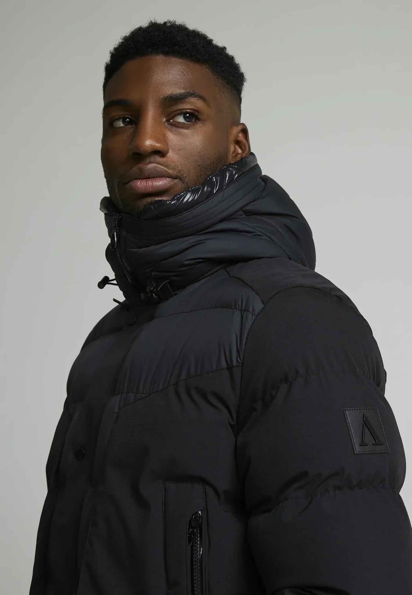 Alessandro Zavetti Conchiglia  Parka Jacket Black