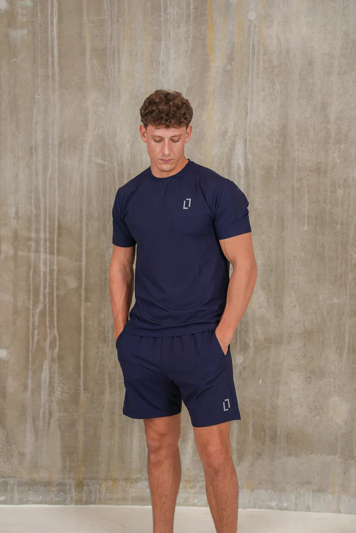 Bulletto Climate Tee & Short Set Navy