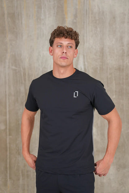 Bulletto Formation Tech Tee & Short Set Black/Grey