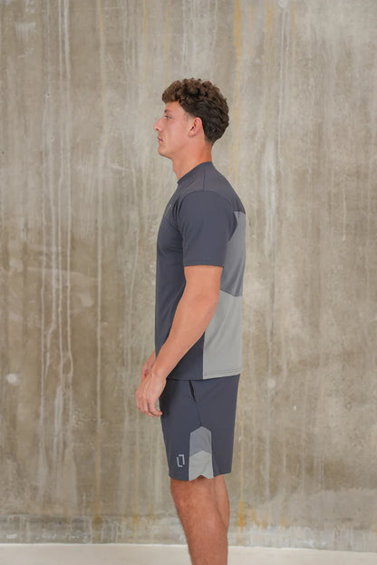 Bulletto Tri-Panel Shorts Grey
