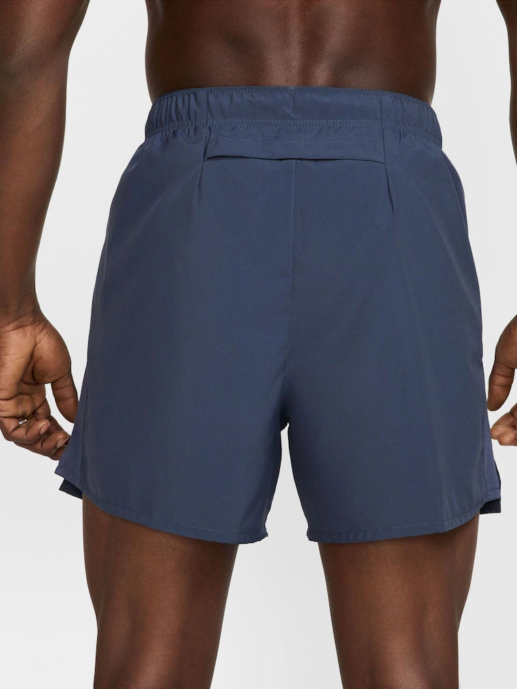 Nike Thunder Blue Dri-FIT Challenger 5 inch Brief Lined Running Shorts