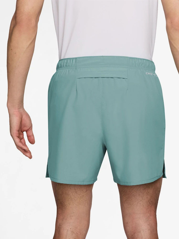 Nike Cannon Green Dri-FIT Challenger 5 inch Brief Lined Running Shorts