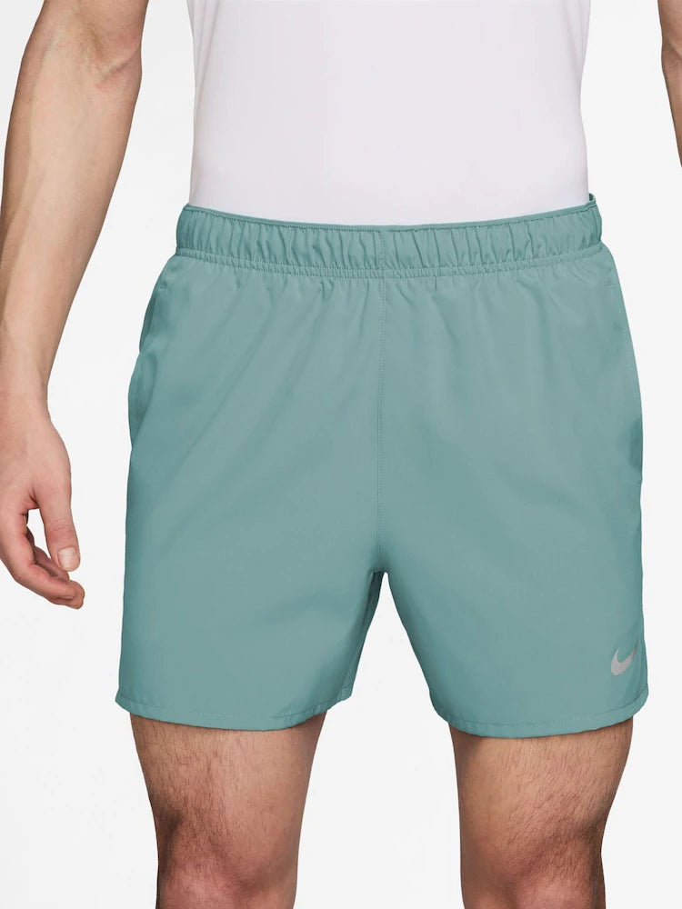 Nike Cannon Green Dri-FIT Challenger 5 inch Brief Lined Running Shorts
