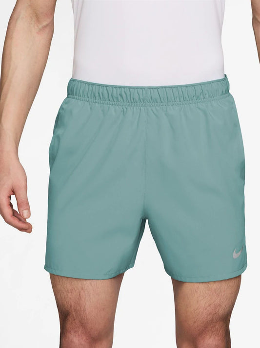 Nike Cannon Green Dri-FIT Challenger 5 inch Brief Lined Running Shorts