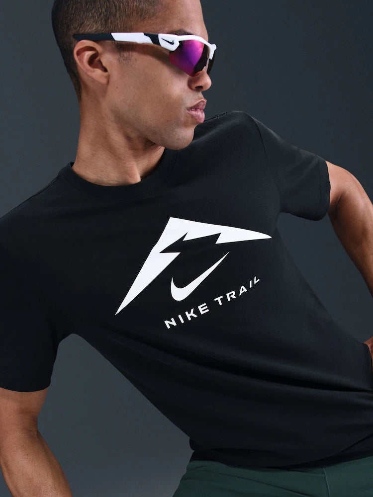 Nike Black Dri-FIT Trail Running T-Shirt