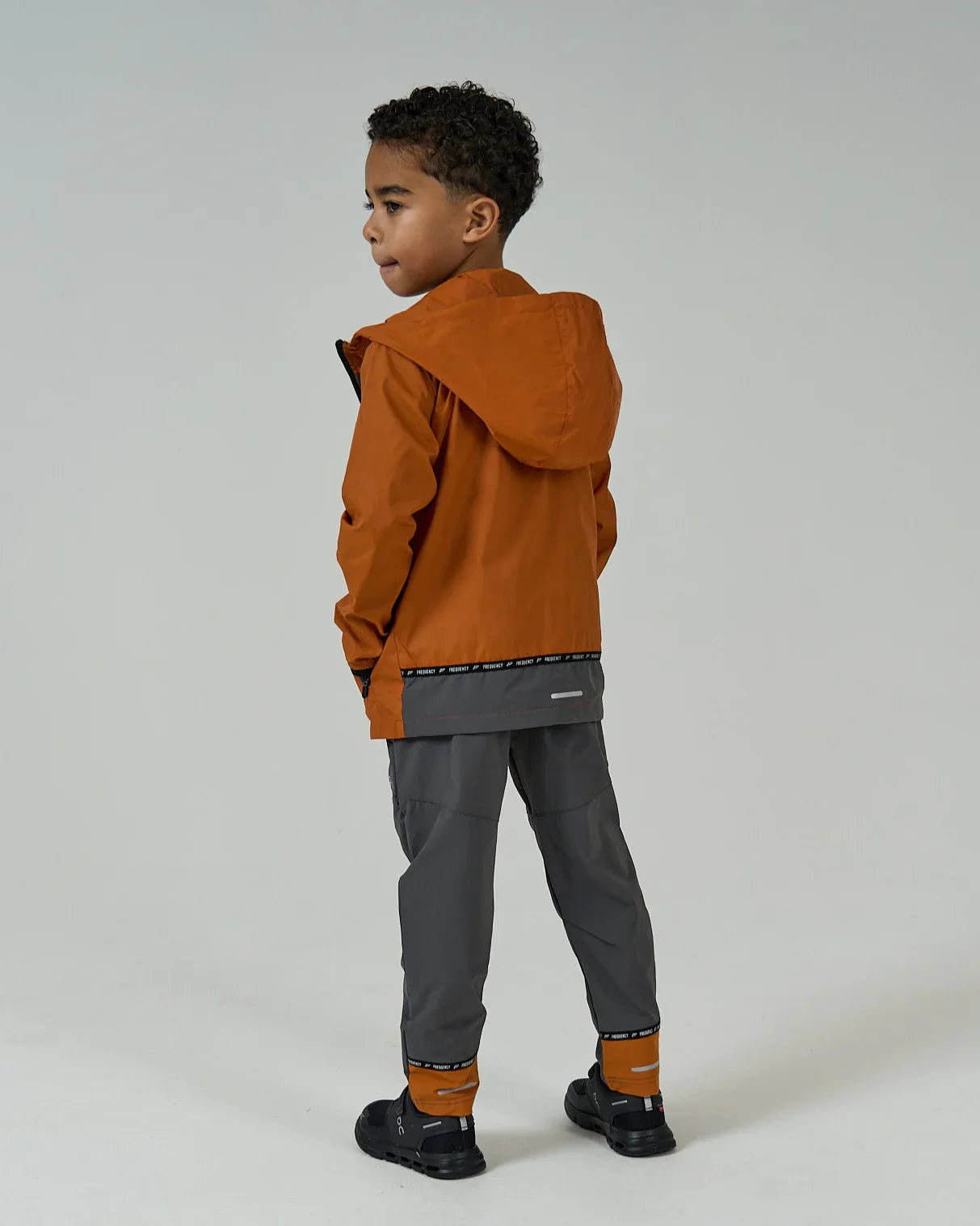 Frequency Infants Action Tech Tracksuit Orange/Grey