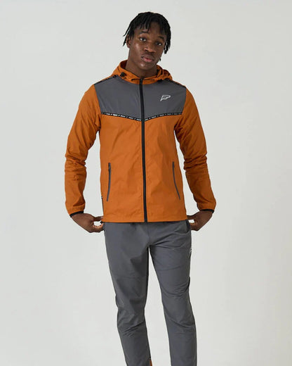 Frequency Action Tracksuit Orange/Grey