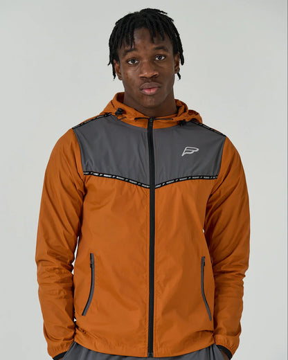Frequency Action Tracksuit Orange/Grey