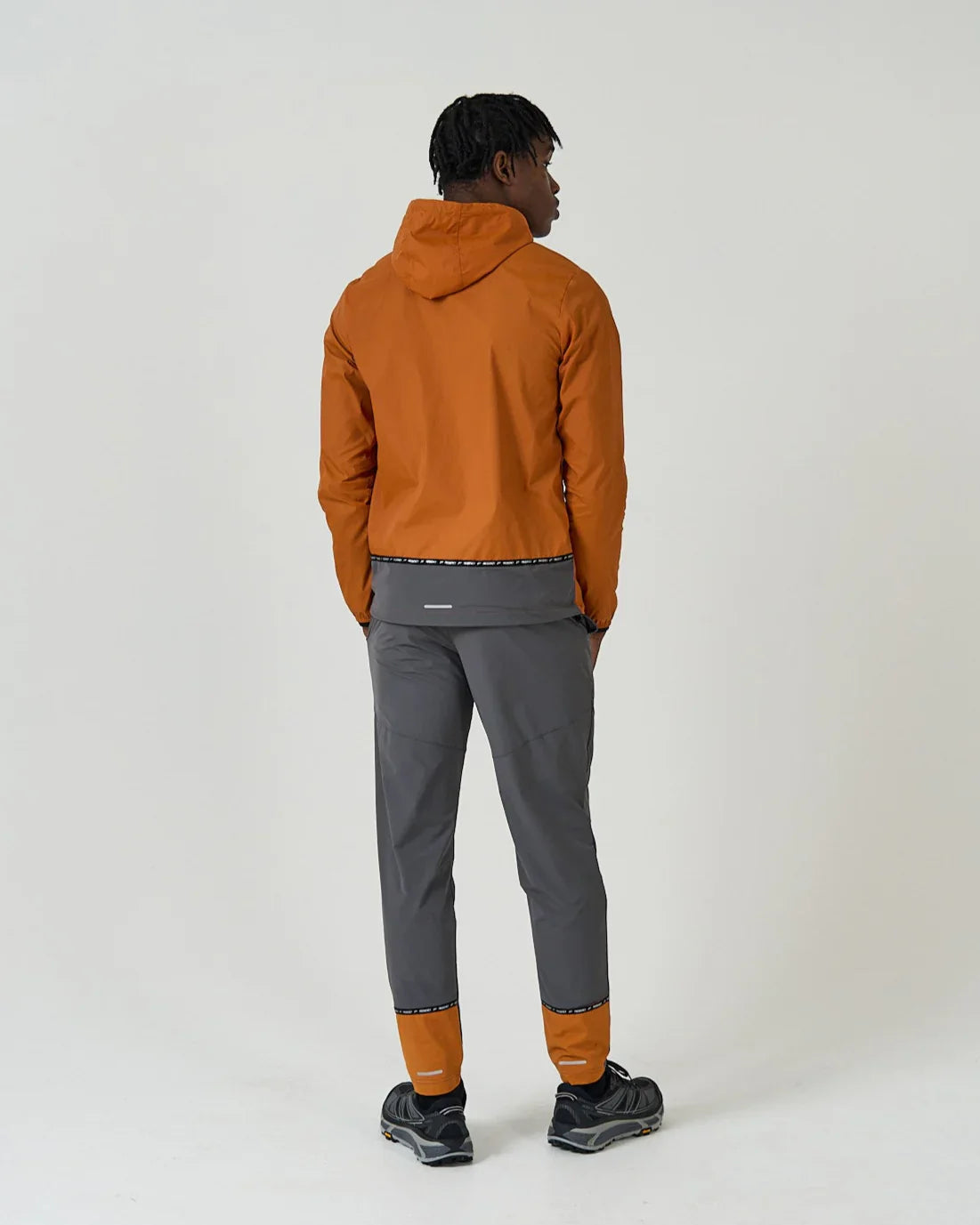 Frequency Action Tracksuit Orange/Grey