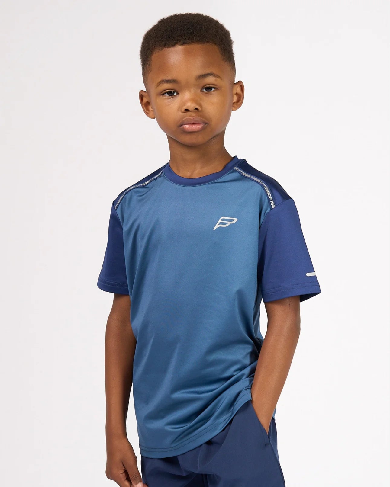 Frequency Infants A-Tech Tee Shirt Dusk Blue