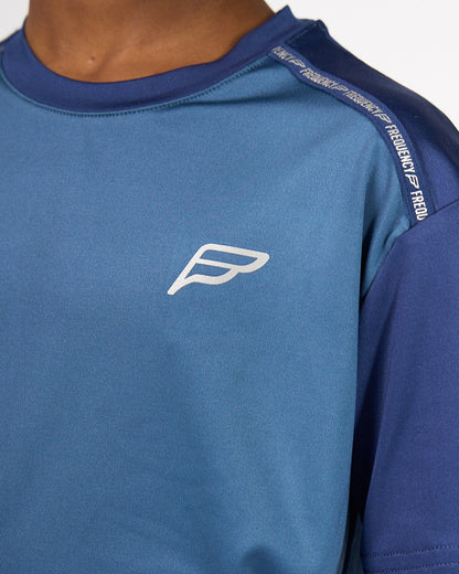 Frequency Infants A-Tech Tee Shirt Dusk Blue