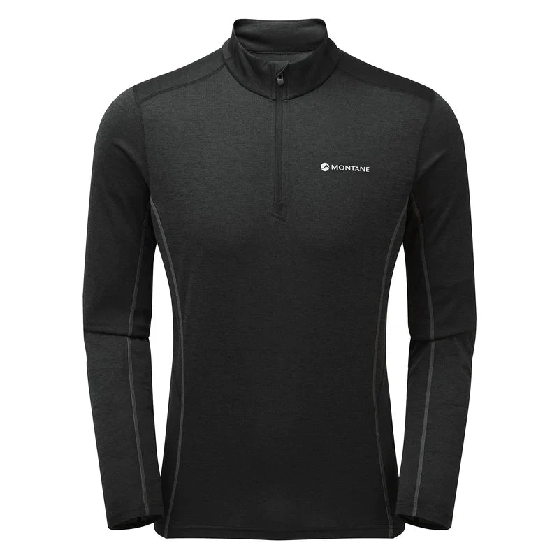 Montane Dart Zip Neck Black