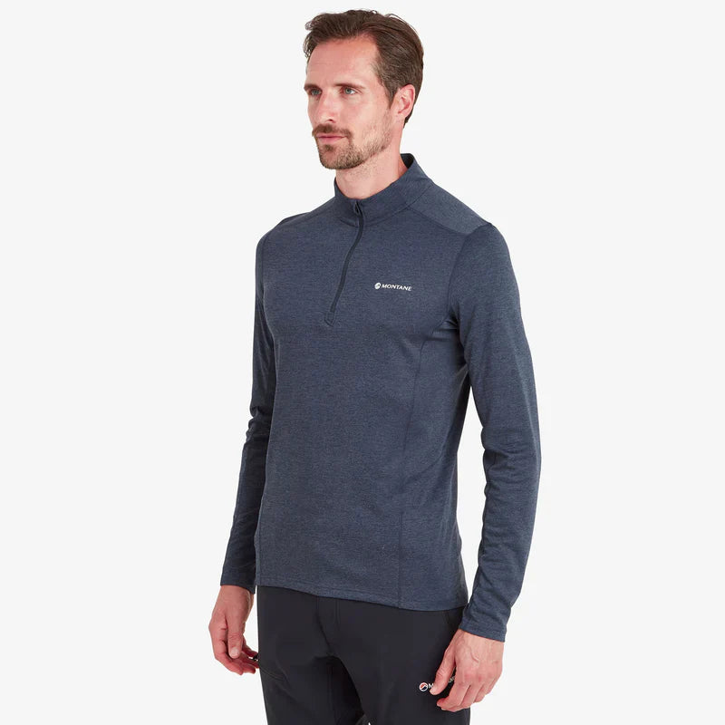 Montane Orion Blue Dart Zip Neck Top