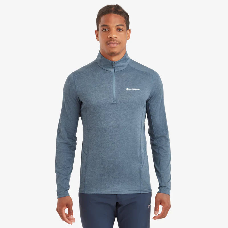 Montane Dart Zip Neck Stone Blue