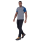 Mountain Equipment Headpoint Block Tee Shirt Grey-Blue