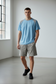 Alpinist Tech Tee & Short Set Blue/Grey