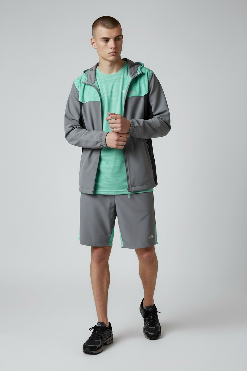 Alpinist Motion Three piece set Mint Green / Grey