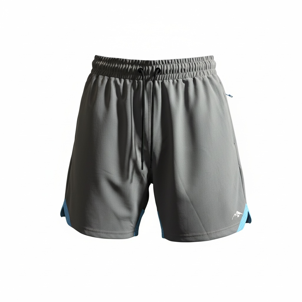 Alpinist Tech Tee & Short Set Blue/Grey